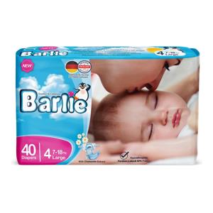 پوشک بچه بزرگ (سایز 4) 40 عددی بارلی Barlie Economic Baby Diaper Size 4 40pcs